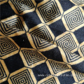 Quality Knitted Print African Velvet Curtain Fabric